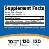 Nutricost Lactobacillus Acidophilus 10 Billion CFU Supplement, 120 Vegetarian Capsules