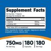 Nutricost L-Arginine L-Ornithine 750mg, 180 Capsules, Supplement