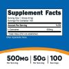 Nutricost L-Carnosine Supplement Powder 50 Grams (100 Servings)