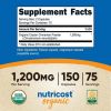 Nutricost Cinnamon (Ceylon Cinnamon) Supplement 1,200mg Serving, 150 Capsules