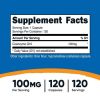 Nutricost CoQ10 Supplement 100mg, 120 Vegetarian Capsules, 120 Servings