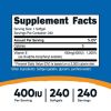 Nutricost Vitamin E Supplement 400 IU, 240 Softgel Capsules