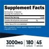 Nutricost Creatine Monohydrate 3,000mg, 180 Capsules (750mg Per Capsule) Supplement