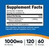 Nutricost Slippery Elm Bark Capsules 1000mg Per Serving, 120 Capsules - Non-GMO Supplement